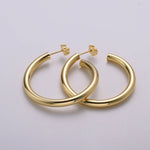 Load image into Gallery viewer, 24k Gold-Filled Hoop Earrings

