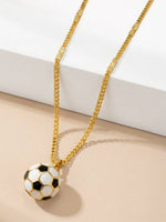 Load image into Gallery viewer, Soccer Charm Short Necklace
