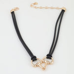 Load image into Gallery viewer, Polished Horseshoe Wrap Rope Necklace
