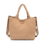 Load image into Gallery viewer, Sky's The Limit Medium Woven Neoprene Tote
