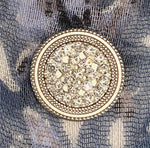 Load image into Gallery viewer, Antique Clear Rhinestone Cluster Magnetic Pin Set

