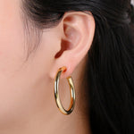 Load image into Gallery viewer, 24k Gold-Filled Hoop Earrings
