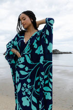 Load image into Gallery viewer, Bold Floral Kaftan Maxi
