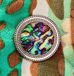 Load image into Gallery viewer, Abalone Image Magnet Button Pin Set
