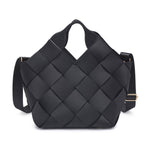 Load image into Gallery viewer, Woven Chocolate Brown Tote
