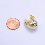 Load image into Gallery viewer, 14K Gold Filled 25mm Chunky Modern Teardrop Stud Earrings in Gold
