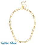 Load image into Gallery viewer, Mixed Link Paperclip Necklace

