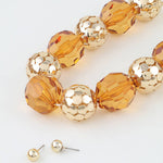 Load image into Gallery viewer, Crystal Beaded Chain Necklace
