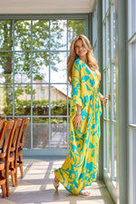 Load image into Gallery viewer, Bold Floral Kaftan Maxi
