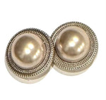 Load image into Gallery viewer, Champagne Pearl HIGH Dome Magnet Button Pin Set

