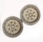 Load image into Gallery viewer, Antique Clear Rhinestone Cluster Magnetic Pin Set
