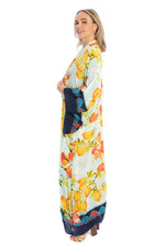 Load image into Gallery viewer, Citrus Print Kimono Long
