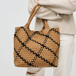 Load image into Gallery viewer, Sky's The Limit Medium Woven Neoprene Tote
