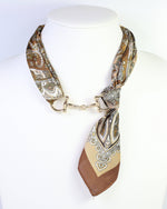 Load image into Gallery viewer, Lana Horsebit Scarf Necklace Brown
