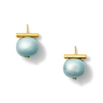 Load image into Gallery viewer, Cornflower Forever Fave Pebble Pearl Earrings
