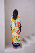 Load image into Gallery viewer, Citrus Print Kimono Long
