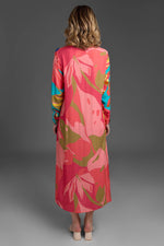 Load image into Gallery viewer, Resort Luxe V-Neck Tropical Maxi Dress
