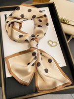 Load image into Gallery viewer, Polka Dot Scarf Long Rectangle
