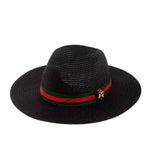 Load image into Gallery viewer, BEST SELLER BAND STRAW FEDORA HAT
