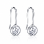 Load image into Gallery viewer, Drop Bezel Earring
