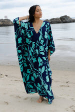 Load image into Gallery viewer, Bold Floral Kaftan Maxi
