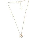Load image into Gallery viewer, Dragonfly necklace dainty jewelry gold crystal necklace
