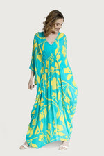 Load image into Gallery viewer, Bold Floral Kaftan Maxi
