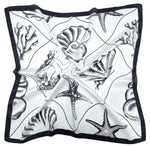 Load image into Gallery viewer, Sea Shell Square Scarf WLQS-094
