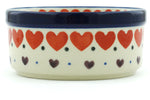 Load image into Gallery viewer, Polish Pottery Bowl Love &amp; Chocolate Hearts
