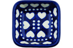 Load image into Gallery viewer, Polish Pottery Square Bowl Pure Love
