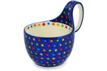 Load image into Gallery viewer, Polish Pottery Cuddle Bowl Shining Stars
