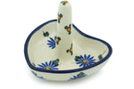 Load image into Gallery viewer, Polish Pottery Ring Holder Asters
