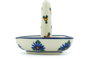 Polish Pottery Ring Holder Asters