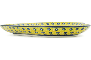 Polish Pottery Heart Dish Sunshine