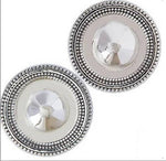 Load image into Gallery viewer, Antique Silver Shiny Magnet Button Pin Set
