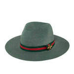 Load image into Gallery viewer, BEST SELLER BAND STRAW FEDORA HAT

