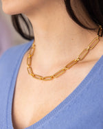 Load image into Gallery viewer, Mixed Link Paperclip Necklace
