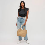 Load image into Gallery viewer, Sky's The Limit Medium Woven Neoprene Tote
