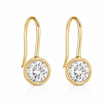 Load image into Gallery viewer, Drop Bezel Earring
