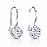Load image into Gallery viewer, Drop Bezel Earring
