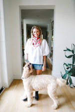 Load image into Gallery viewer, Pink &amp; Green Alligator Scarf
