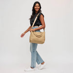 Load image into Gallery viewer, Sky's The Limit Medium Woven Neoprene Tote
