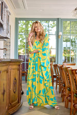 Load image into Gallery viewer, Bold Floral Kaftan Maxi
