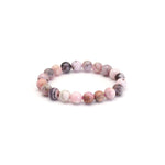 Load image into Gallery viewer, Genuine Pink Opal Round Smooth Stretchy Bracelet 10mm
