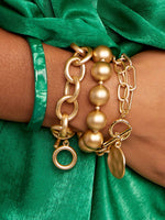 Load image into Gallery viewer, Large Bead Matte Stretch Bracelet
