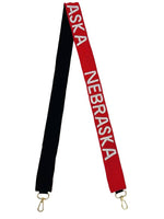Load image into Gallery viewer, Game Day Husker Beaded Handbag Strap
