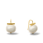 Load image into Gallery viewer, Statement Making Large Pebble Pearl Earrings
