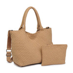 Load image into Gallery viewer, Sky's The Limit Medium Woven Neoprene Tote
