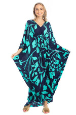 Load image into Gallery viewer, Bold Floral Kaftan Maxi

