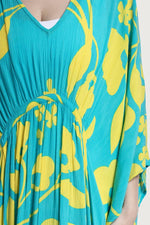 Load image into Gallery viewer, Bold Floral Kaftan Maxi
